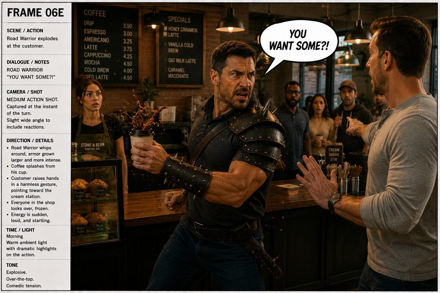 Road Warrior storyboard, frame 11 of 29